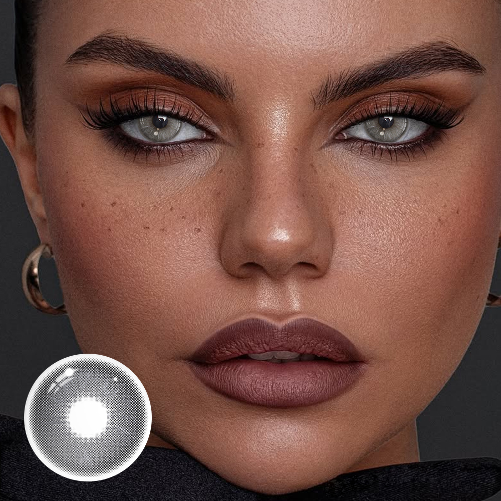 Efigenia Gray Coloured Contact Lenses